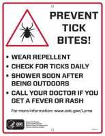 Lyme Disease Trail sign for download