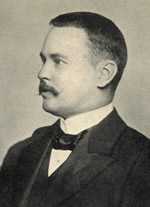 Phtotgraph of Ronald Ross in 1899.