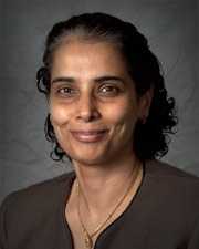 Dr. Suchitra Acharya, the hematologist at Cohen Children’s Medical Center who initiated Kelly’s exchange transfusion to reduce the level of malaria parasites in her blood.