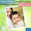 Top 4 Things Parents Need to Know about Measles. CDC