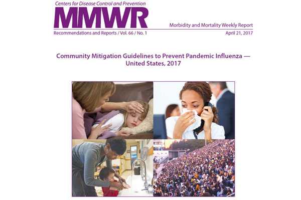 MMWR Cover for Community mitigation