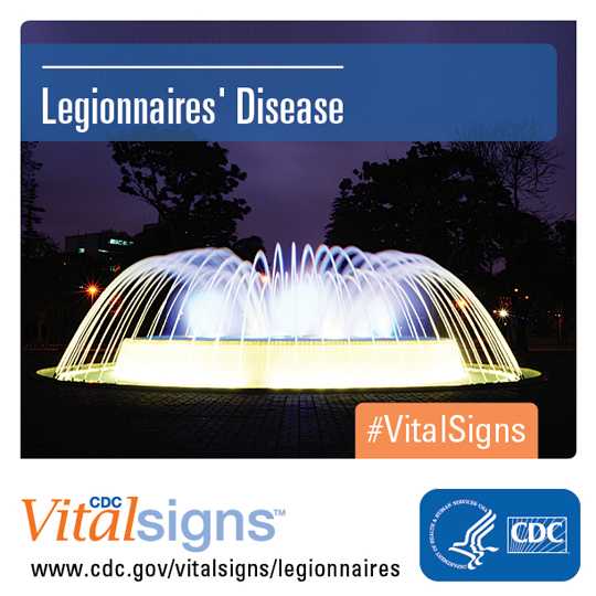 VitalSigns image of a large water fountain at night