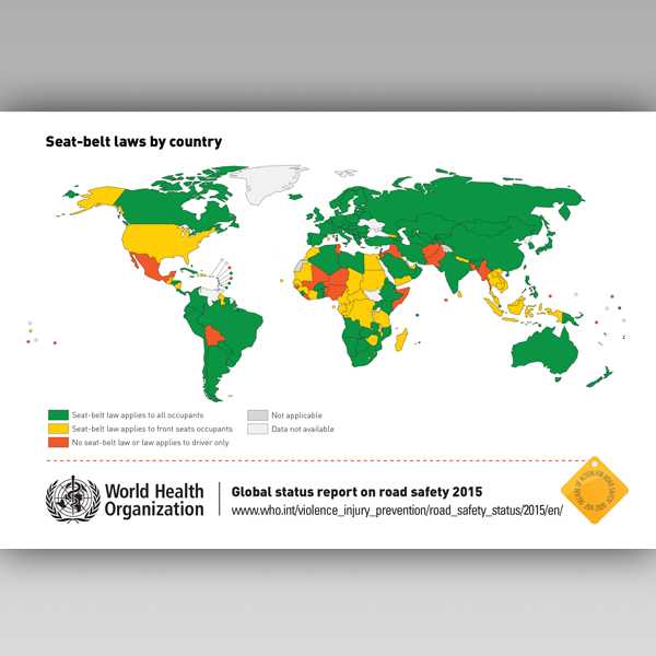 seat-belt laws by country