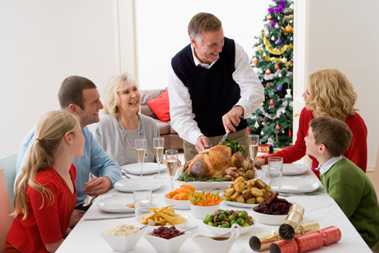 Photo: Family at a holiday table