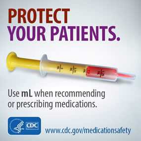 Protect your patients. Use ml when recommending or prescribing medications. 