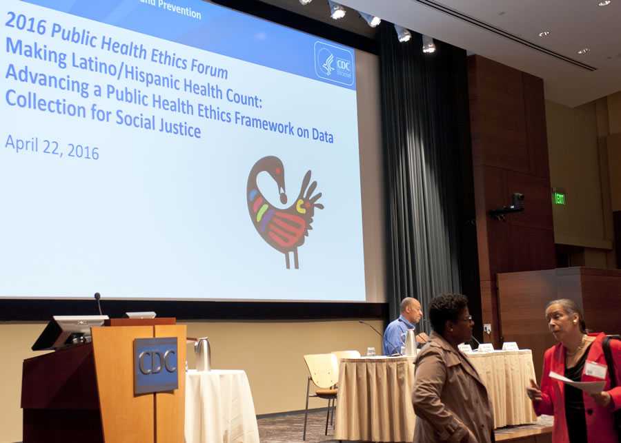 Public Health Ethics Forum presentation screen