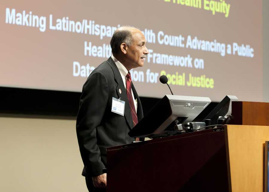 Cesar D. Fermin, PhD speaking at the 2016 Public Health Ethics Forum