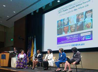 Panel at the 2017 public health ethics forum at CDC