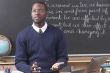 	African American teacher