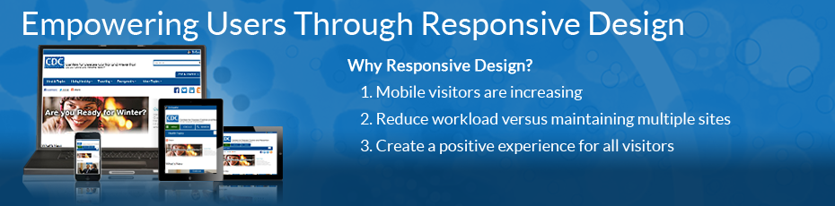 Why CDC changing their website to Responsive Design