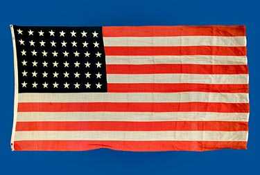 The First American Flag flown over CDC Headquarters is all wool and measures 60″ high by 114″ wide.
