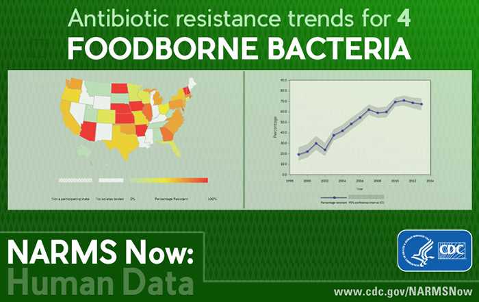 Antibiotic trends for 4 foodborne bacteria is now at your fingertips