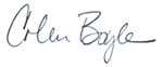 	Coleen Boyle Signature