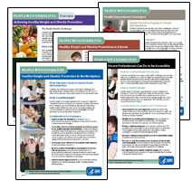 Covers of 3 Persons with Disabilities Fact Sheets