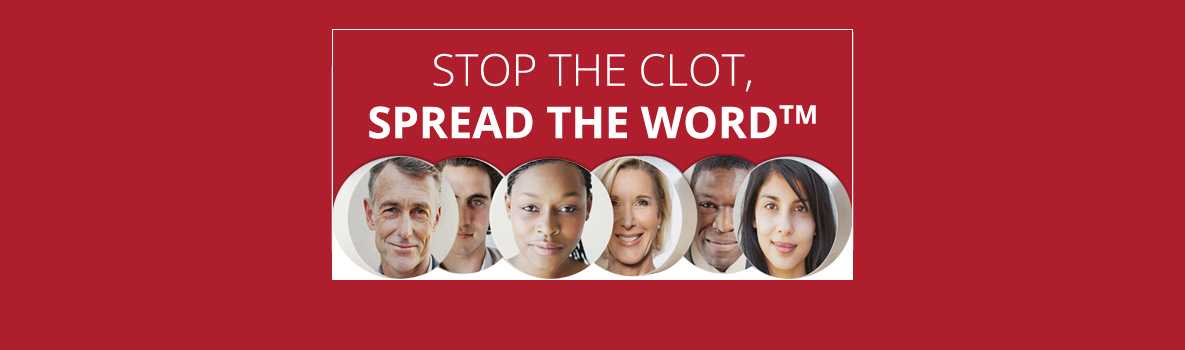 Stop the Clot! campaign logo