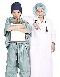 Photo of children playing healthcare provider roles