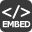Embed icon