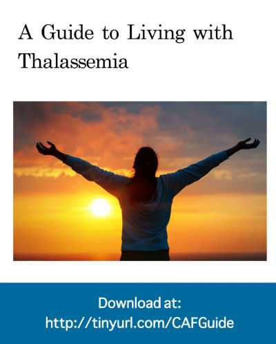 Cover image of publication “Guide to Living with Thalassemia”