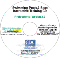 Image of the Swimming Pools and Spas Interactive Training CD.