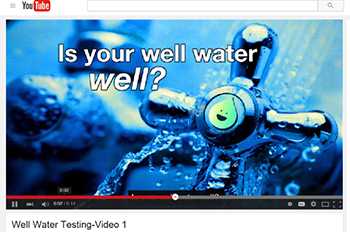 Screen shot from the video Is your well water well?