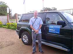 	Geoffrey P Whitfield, PhD  (EIS 13), Ebola response, Port Loko, Sierra Leone.