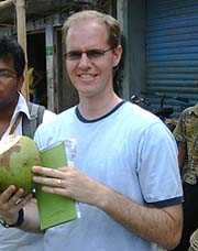 Dr Carl Skinner on a field deployment to Bangladesh while investigating a suspected outbreak of poisoning from a cholinesterase inhibitor in children.