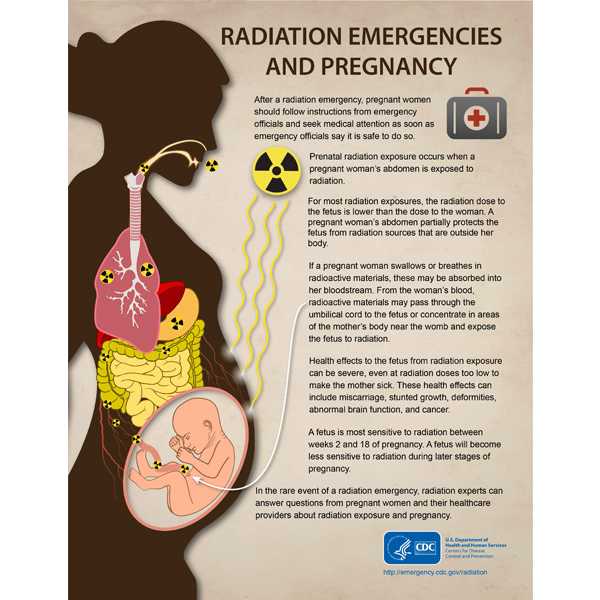 Infographic: Radiation Emergencies and Pregnancy 