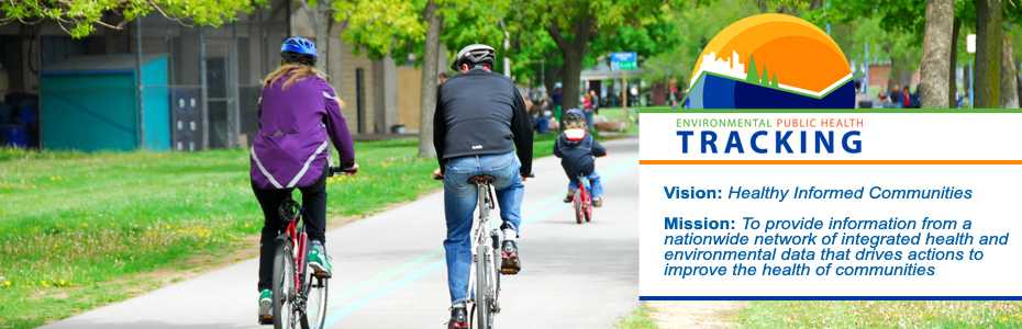 Vision: Healthy Informed Communities (Family Riding Bikes)