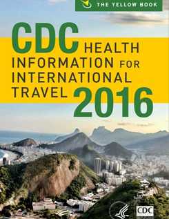  Cover of CDC Yellow Book 2016