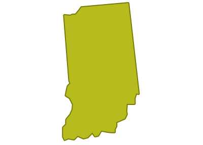 outline of indiana