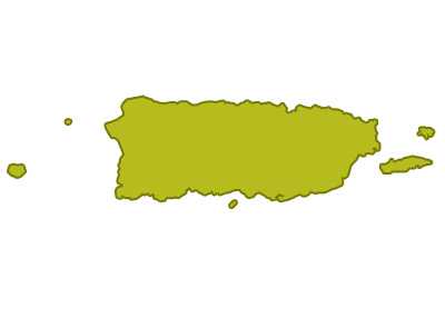 outline of puerto rico
