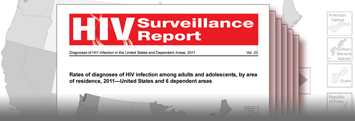 2011 HIV Surveillance Report cover