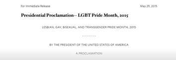 LGBT Pride Month, 2015