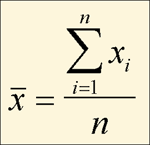 Equation for Arithmetic Mean