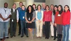 photo of visitors from the Latin American Pertussis Project