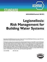Image: New guidance, Legionellosis: Risk Management for Building Water Systems, was released at the AHSRAE conference on June 26, 2015