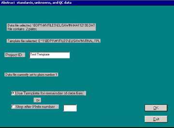 Figure 9. Dialog window for Module 3 - Abstract Data.