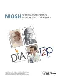 	NIOSH Science Awards