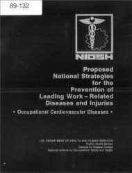 Title page of NIOSH Publication Number 89-132