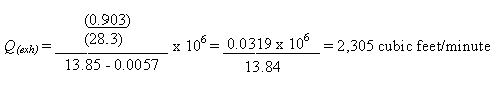 formula Q(exh)