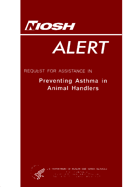 cover of NIOSH Alert 97-116