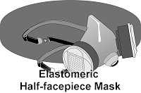 elastomeric half-facepiece mask