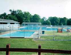 Swimming pool, distant view.