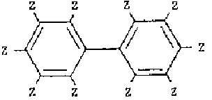 Polychlorinated biphenyls (PCBs) describe a group, of synthetic chlorinated organic compounds having the following structure