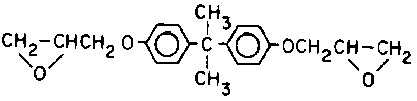 diglycidyl ether of bisphenol A