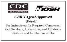 CBRN Agent Approved label