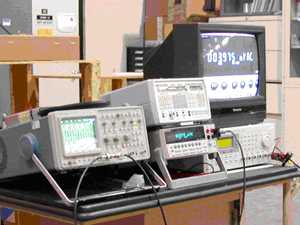 Laboratory test equipment setup for HASARD testing