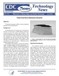 Image of publication Technology News 515 - Float Coal Dust Explosion Hazards