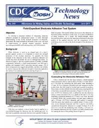 Image of publication Technology News 540 - Field-Expedient Shotcrete Adhesion Test System