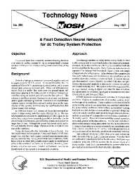 Image of publication Technology News 456 - A Fault Detection Neural Network for DC Trolley System Protection